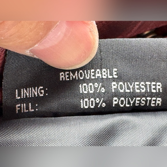 NWOT NIGHT RIDER MEN'S MOTORCYCLE LEATHER JACKET in Red - Picture 13 of 13